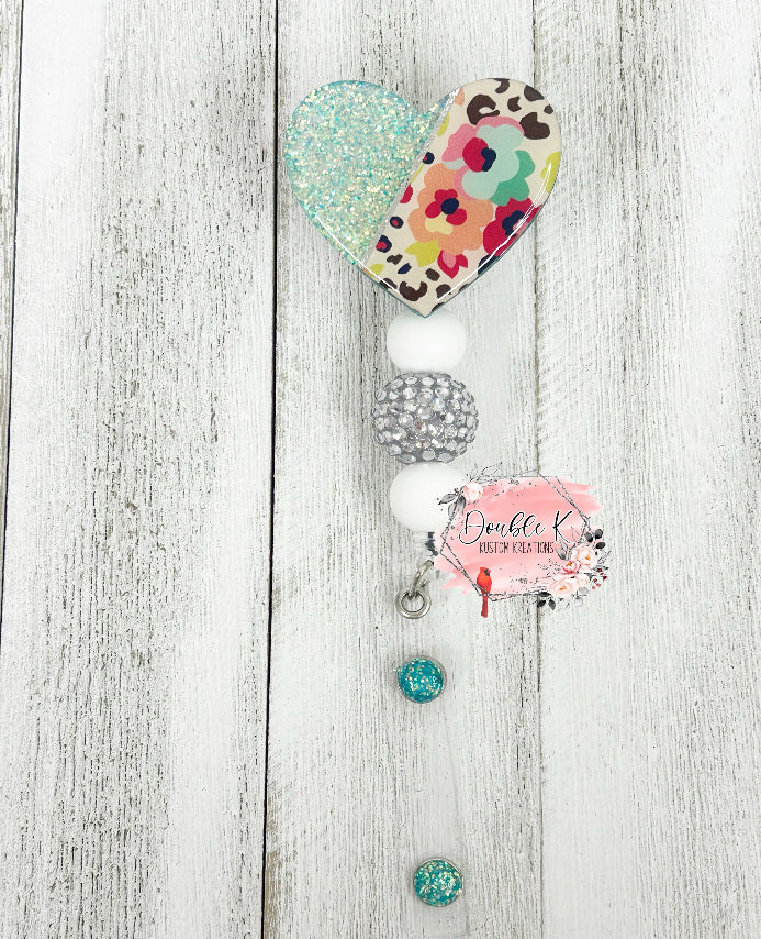 Flowers and Leopard Badge Reel