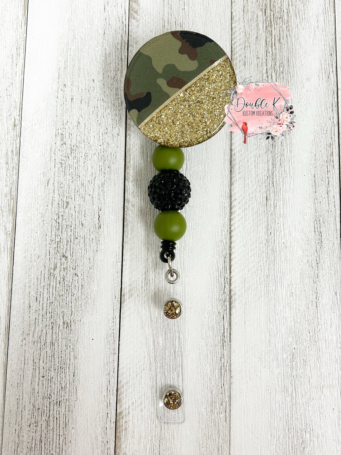 Camo Badge Reel