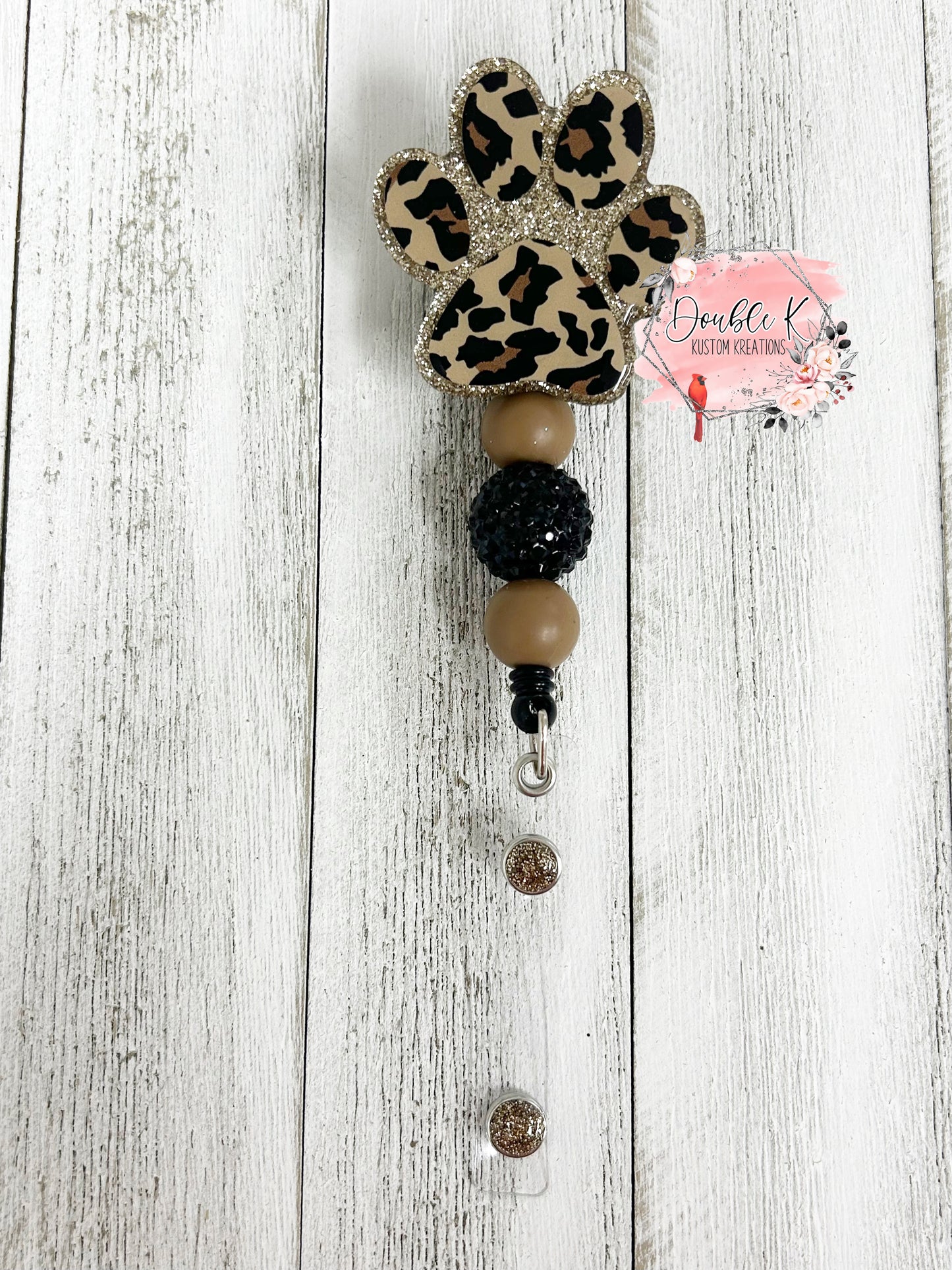 Paw Badge Reel