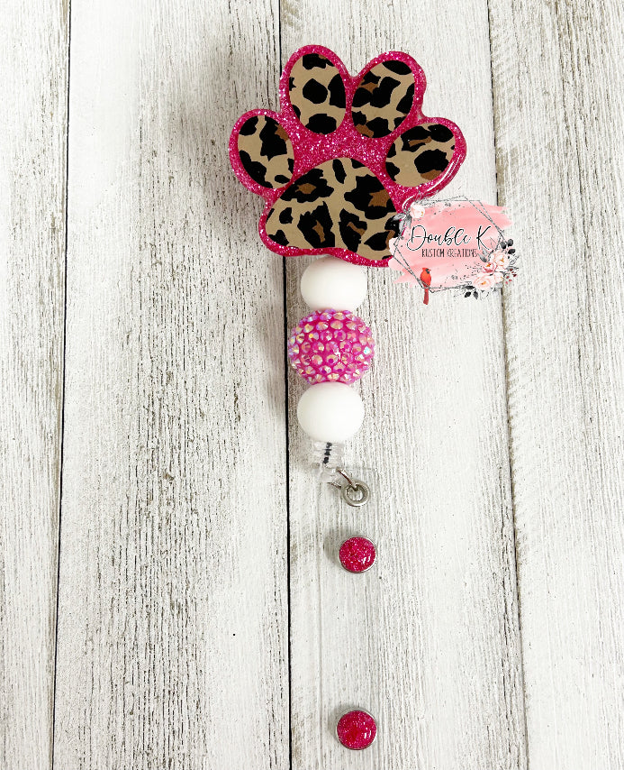 Paw Badge Reel