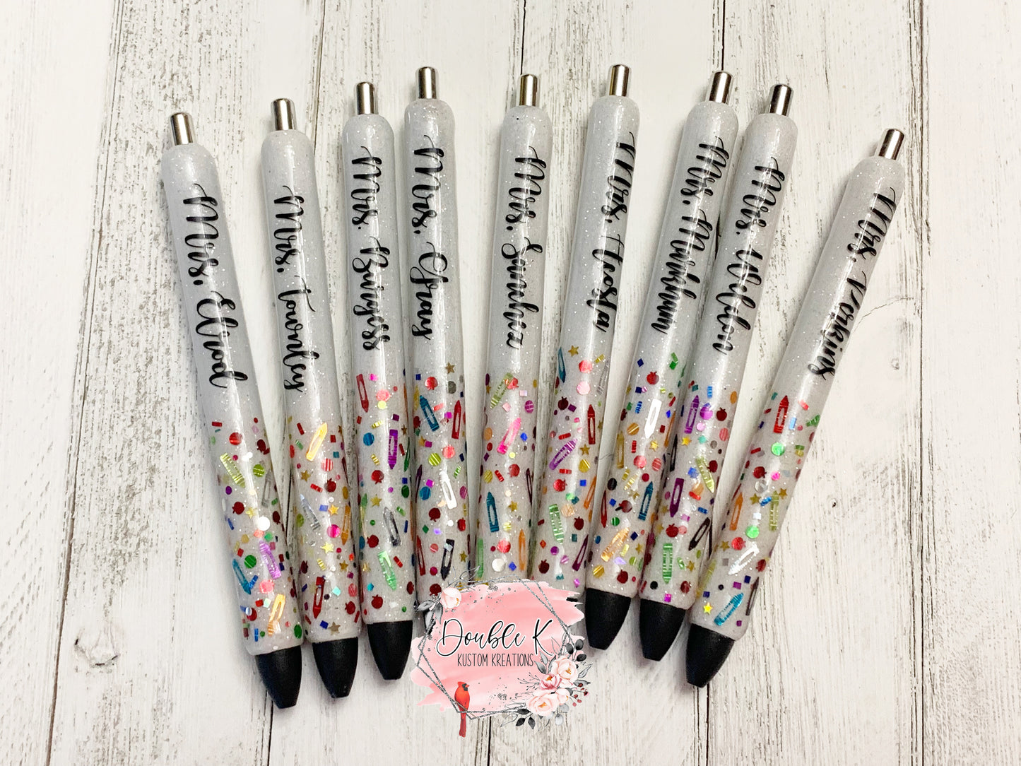 Teacher Appreciation Epoxy Pens