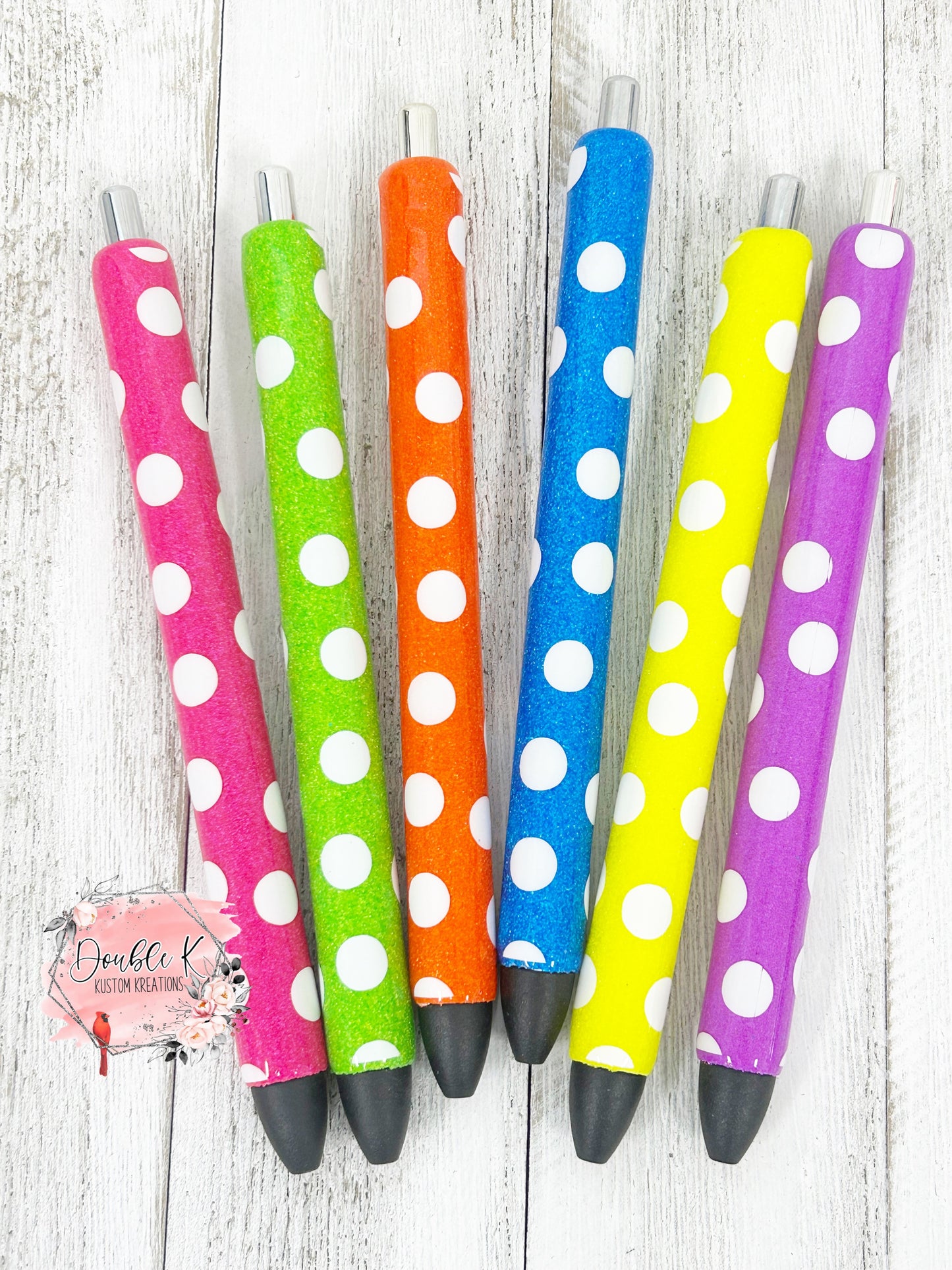 Neon Polka Dots Epoxy Pen