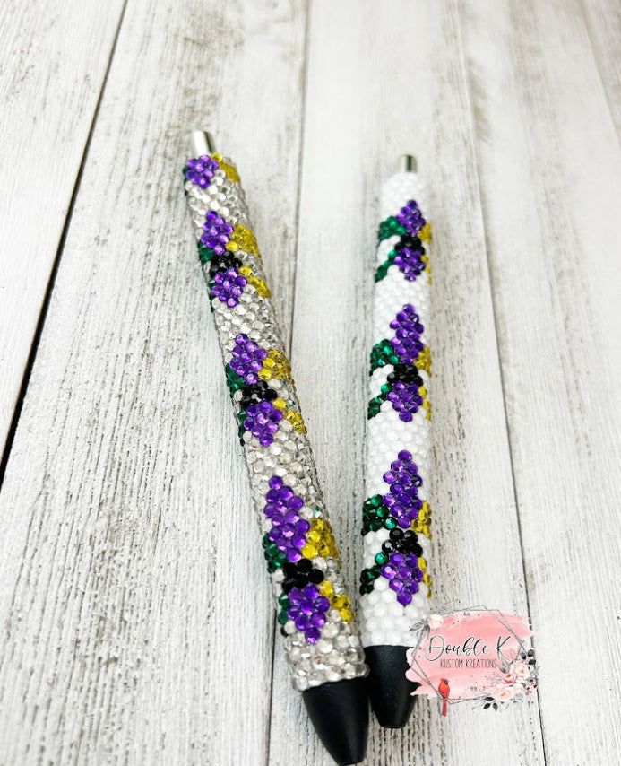 Fleur De Lis Rhinestone Pen