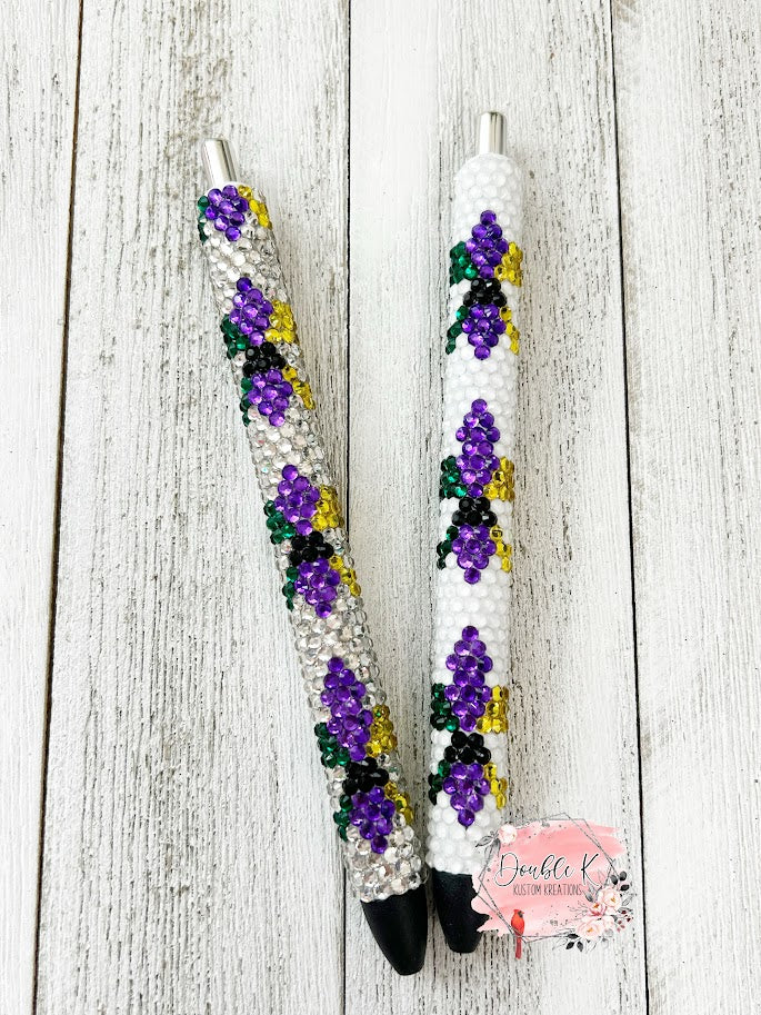Fleur De Lis Rhinestone Pen