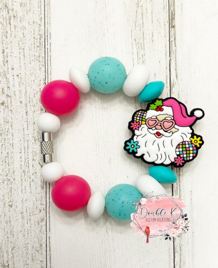 Disco Santa Cup Charm