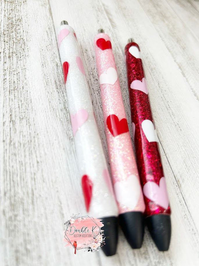 Hearts Epoxy Pen