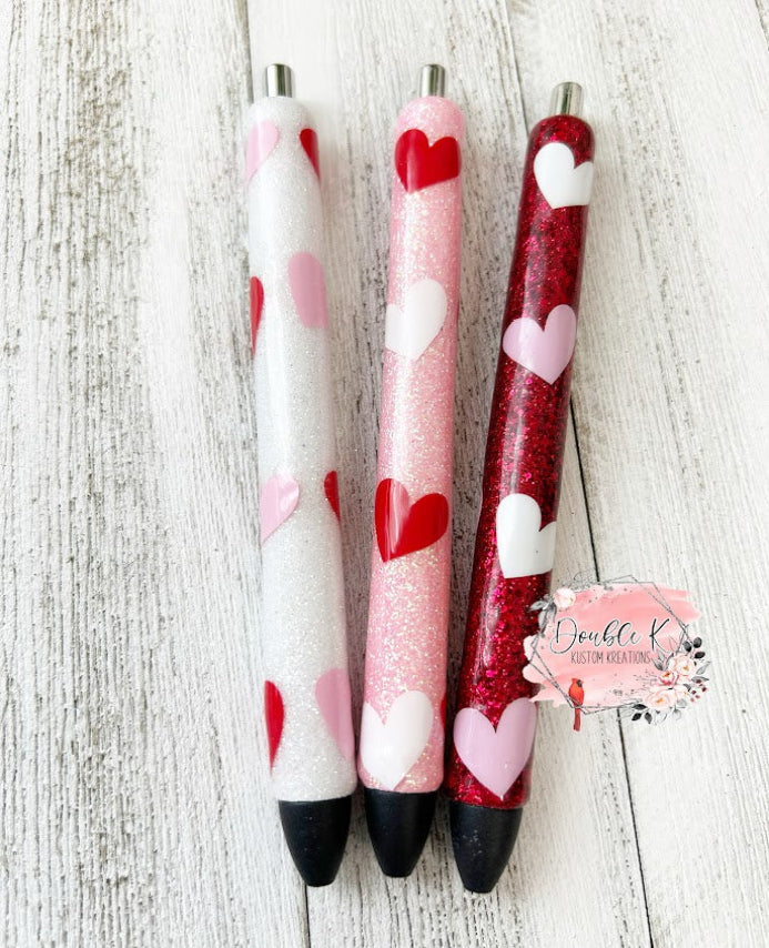Hearts Epoxy Pen