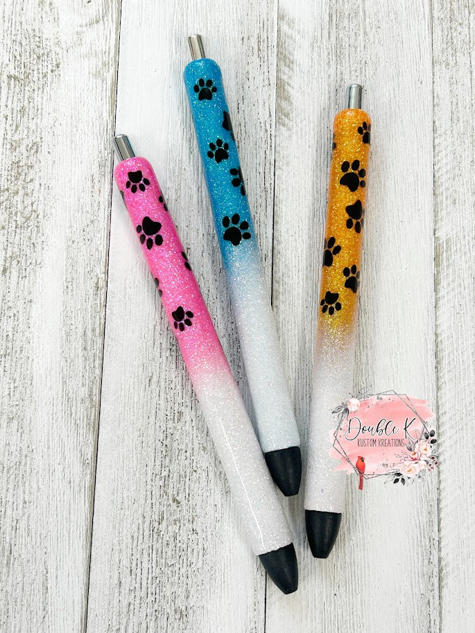 Neon Paw Epoxy Pen
