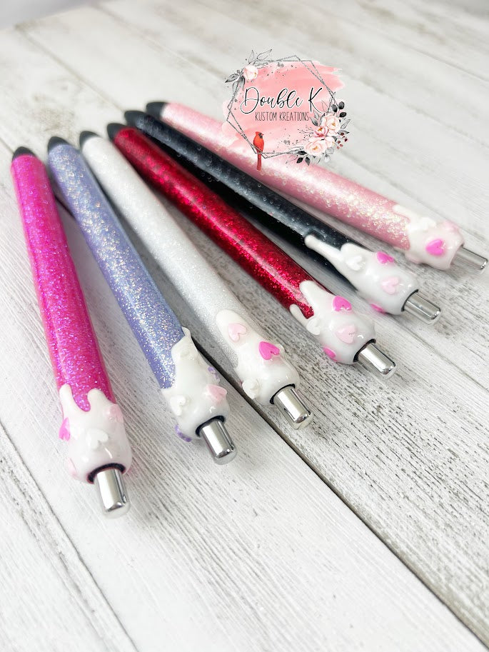 Valentines Drip Epoxy Pen