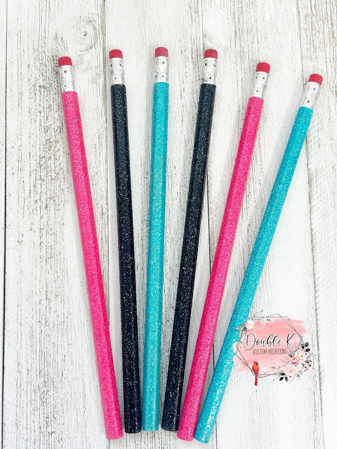 Mystic Glittered Pencils