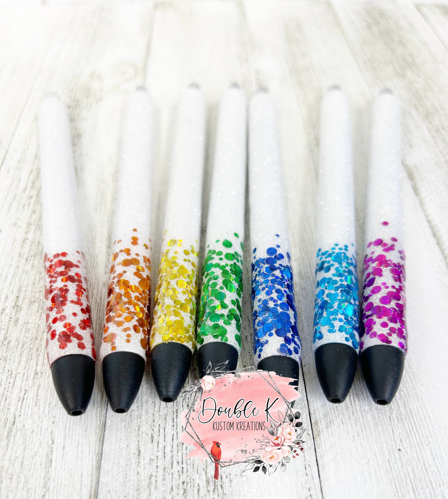 Rainbow Dot Epoxy Pens