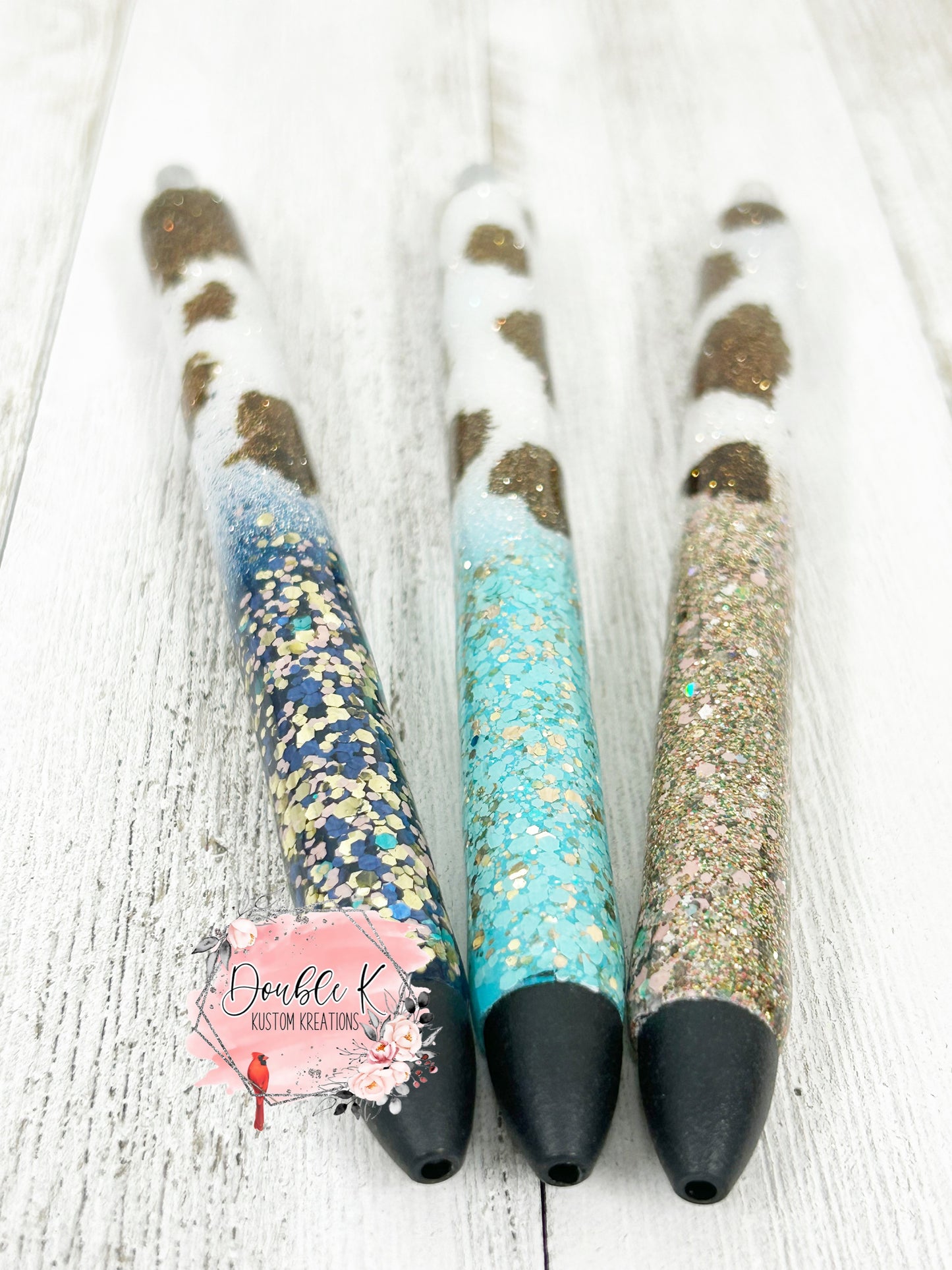 Cow Print with Multi Color Ombre