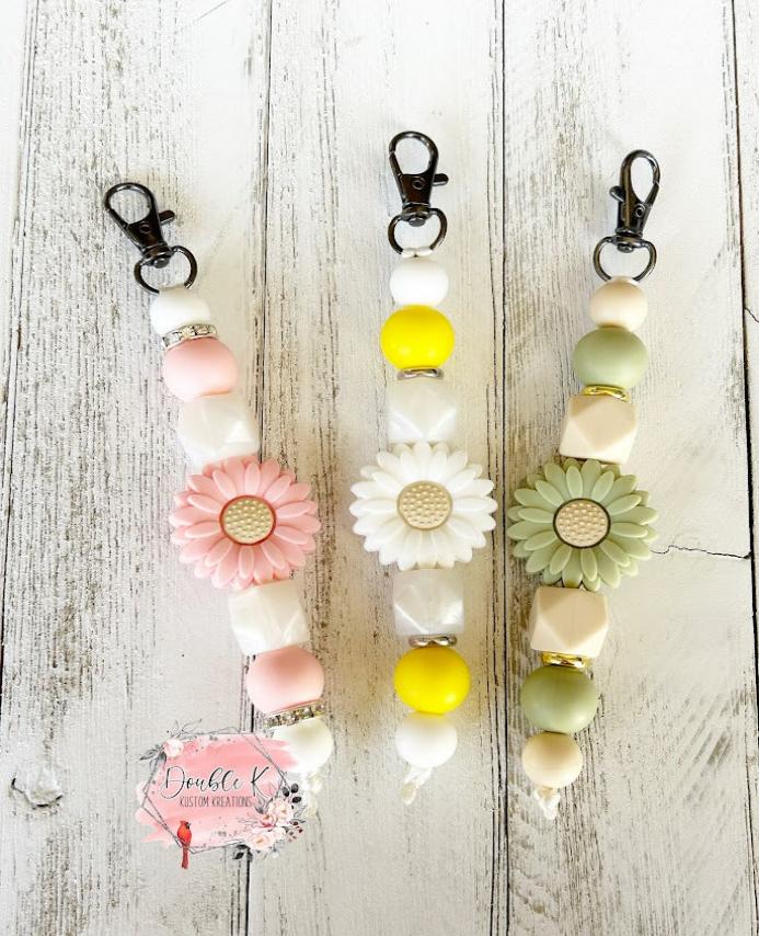 Daisy Keychain