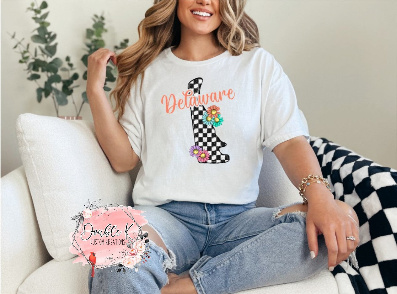 Trendy State Tee Shirts (Massachusetts-South Carolina)