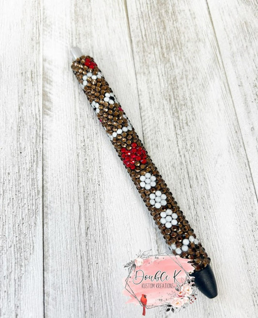 Gingerbread Girl Rhinestone Pen