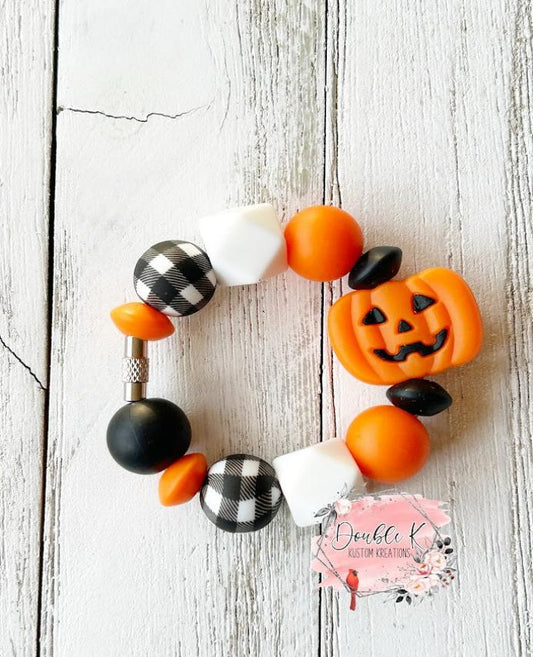 Jack-o-Lantern Cup Charm