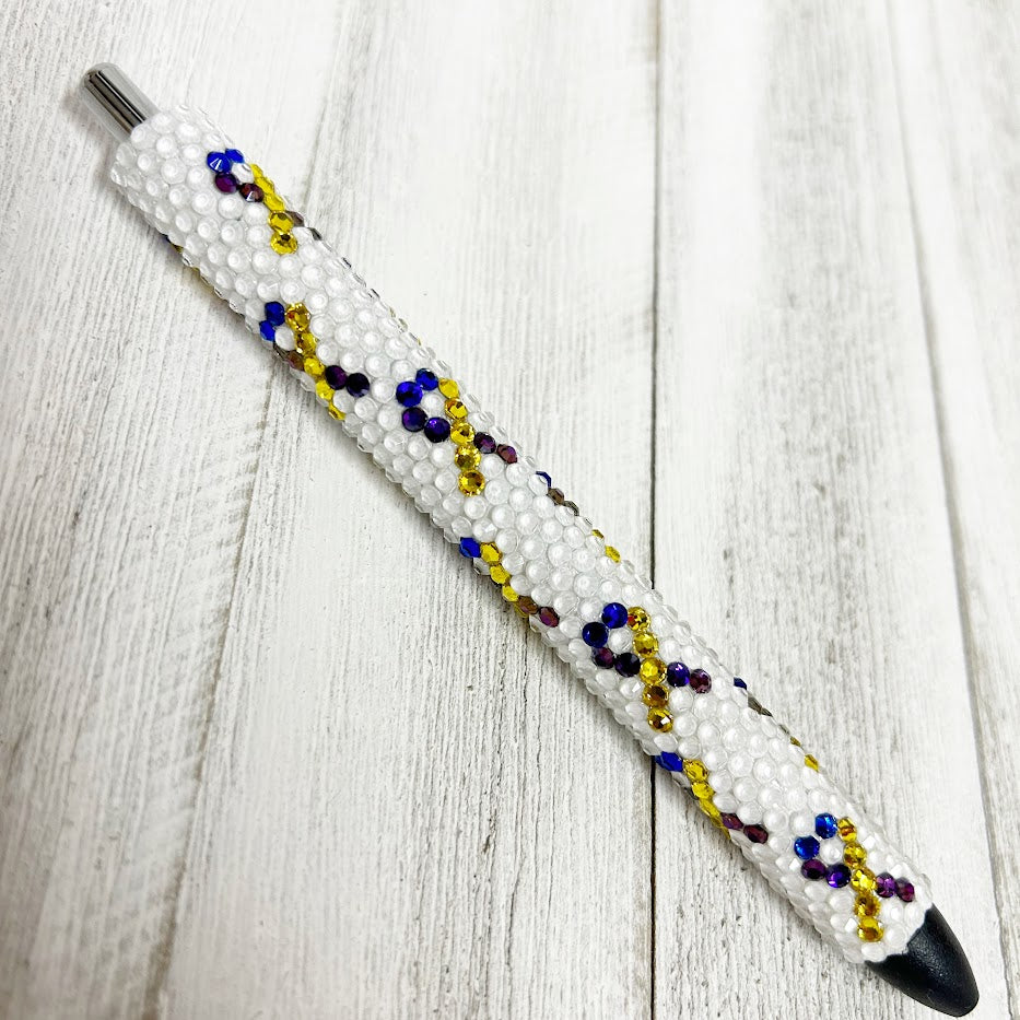 Awareness Ribbon Rhinestone Pens