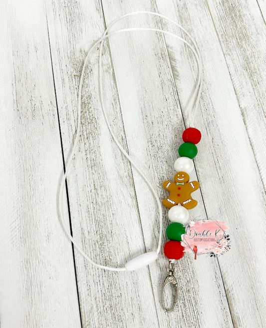 Gingerbread Man Lanyard