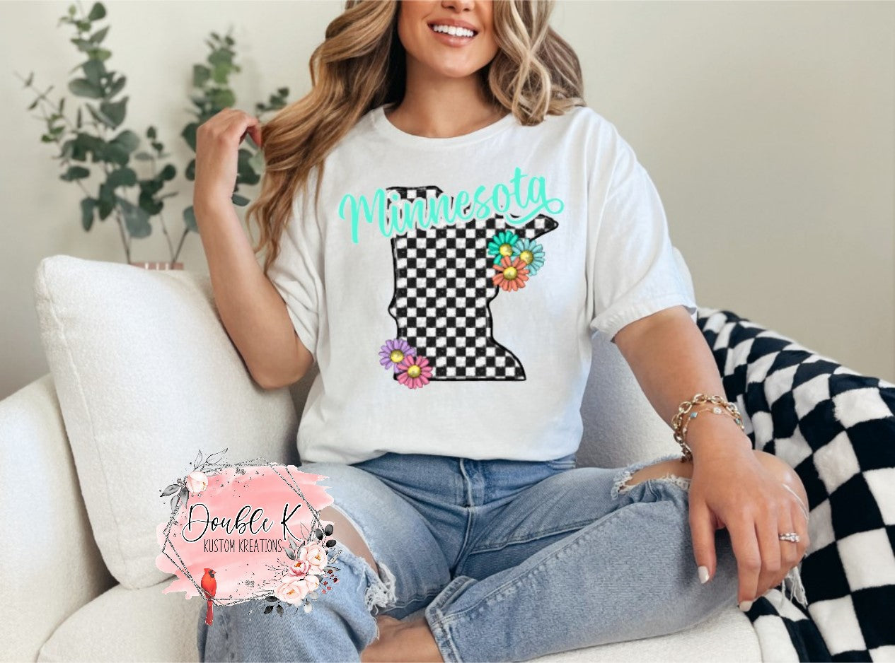 Trendy State Tee Shirts (Massachusetts-South Carolina)