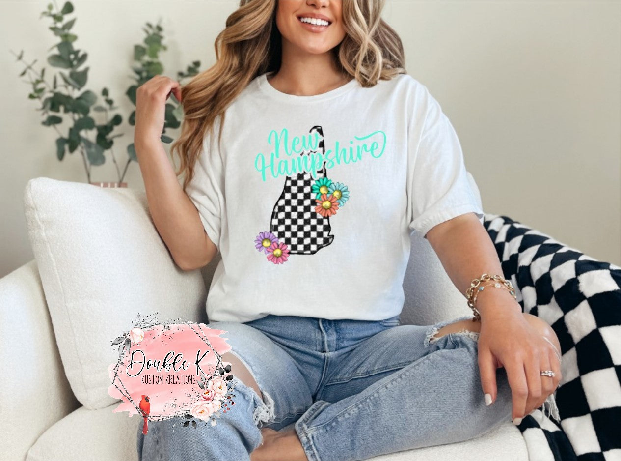 Trendy State Tee Shirts (Massachusetts-South Carolina)