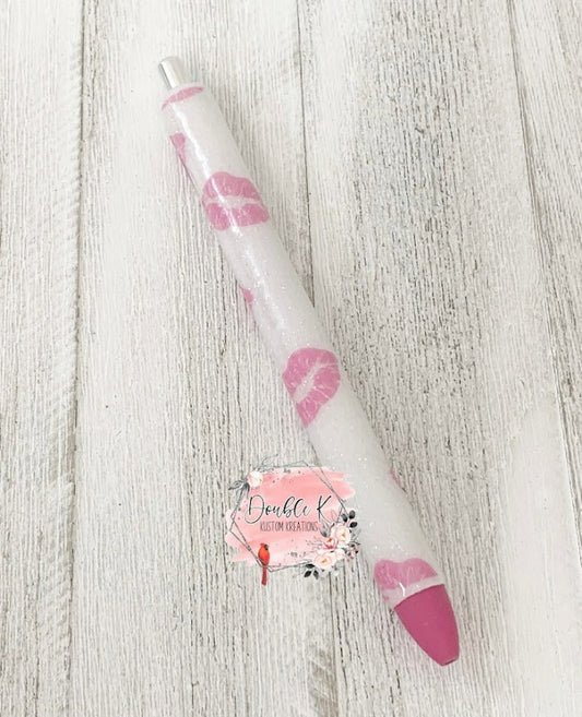 Pink Lips Epoxy Pen