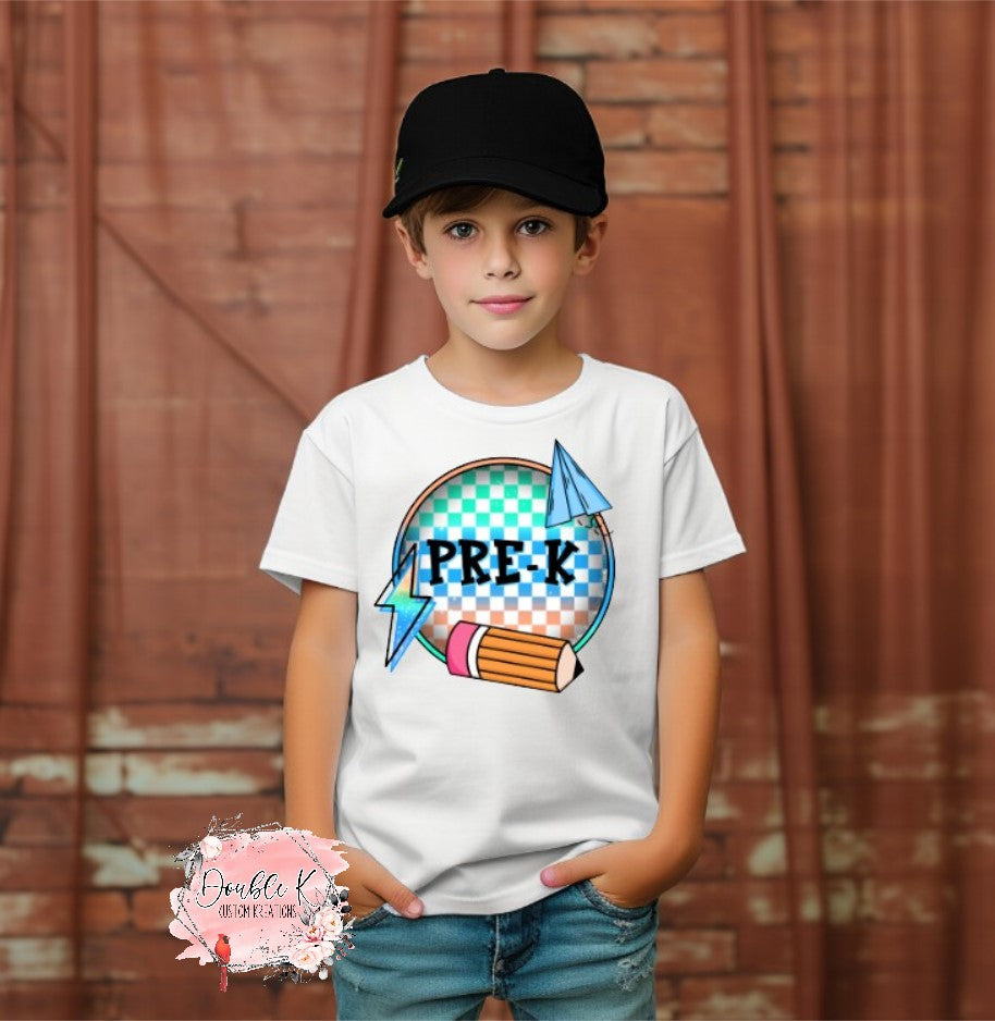 Boys Back to School Grade Level Tee