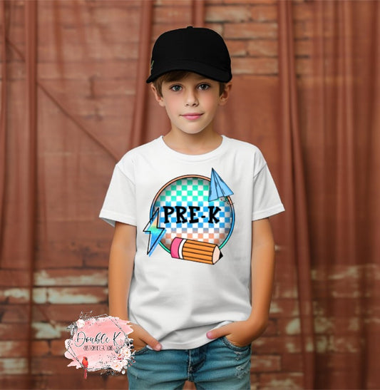 Boys Back to School Grade Level Tee