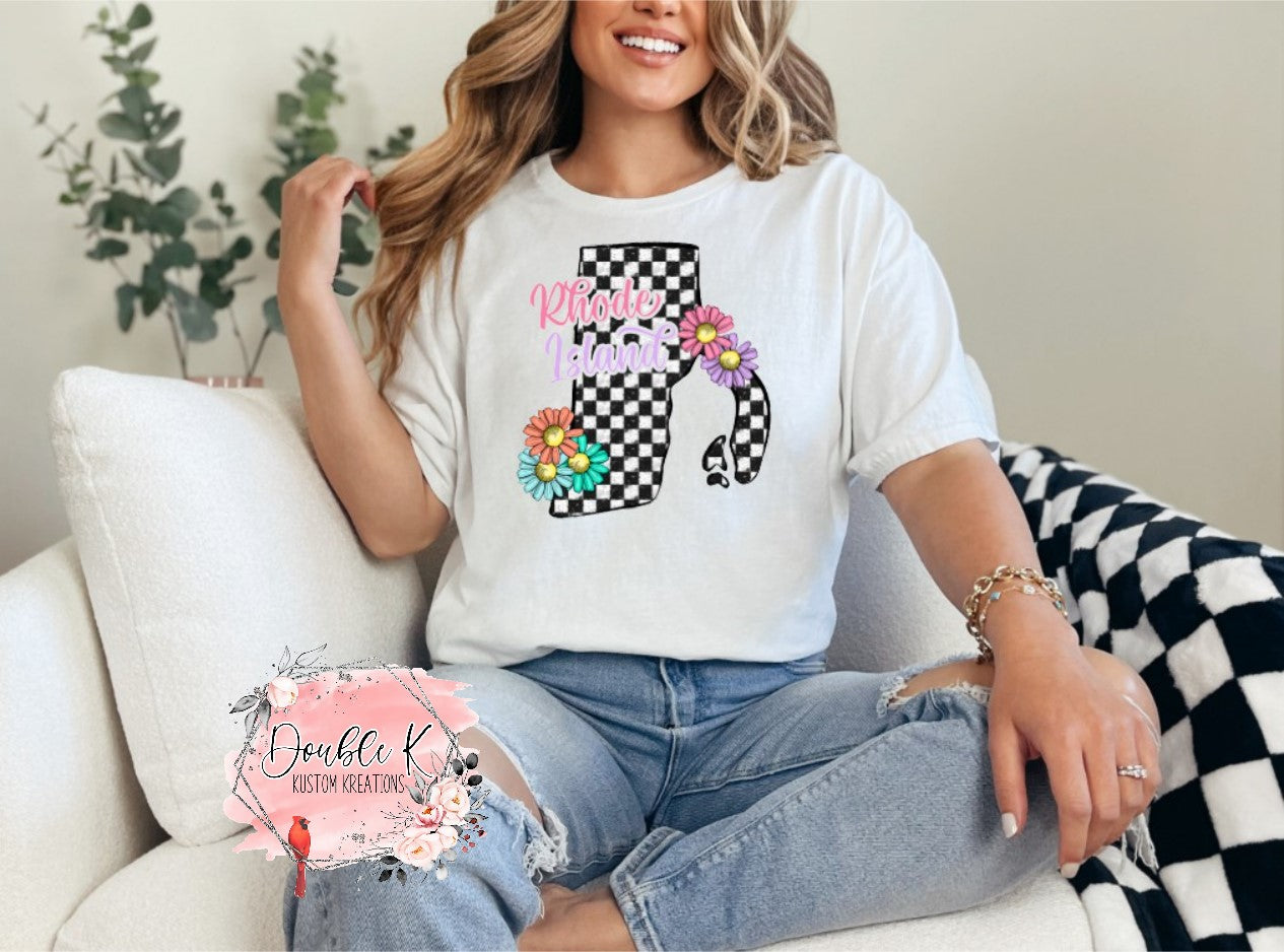 Trendy State Tee Shirts (Massachusetts-South Carolina)