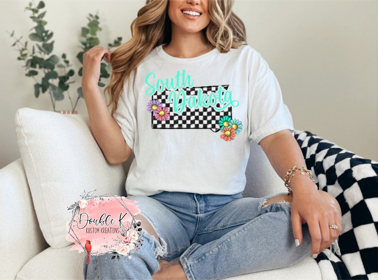 Trendy State Tee Shirts (Massachusetts-South Carolina)
