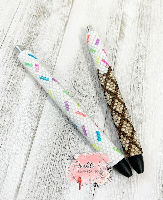 Ice Cream and Sprinkes Rhineston Pens