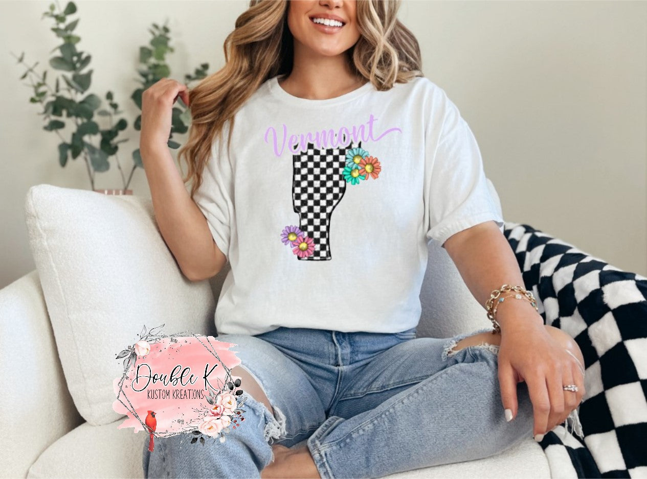 Trendy State Tee Shirts (Massachusetts-South Carolina)