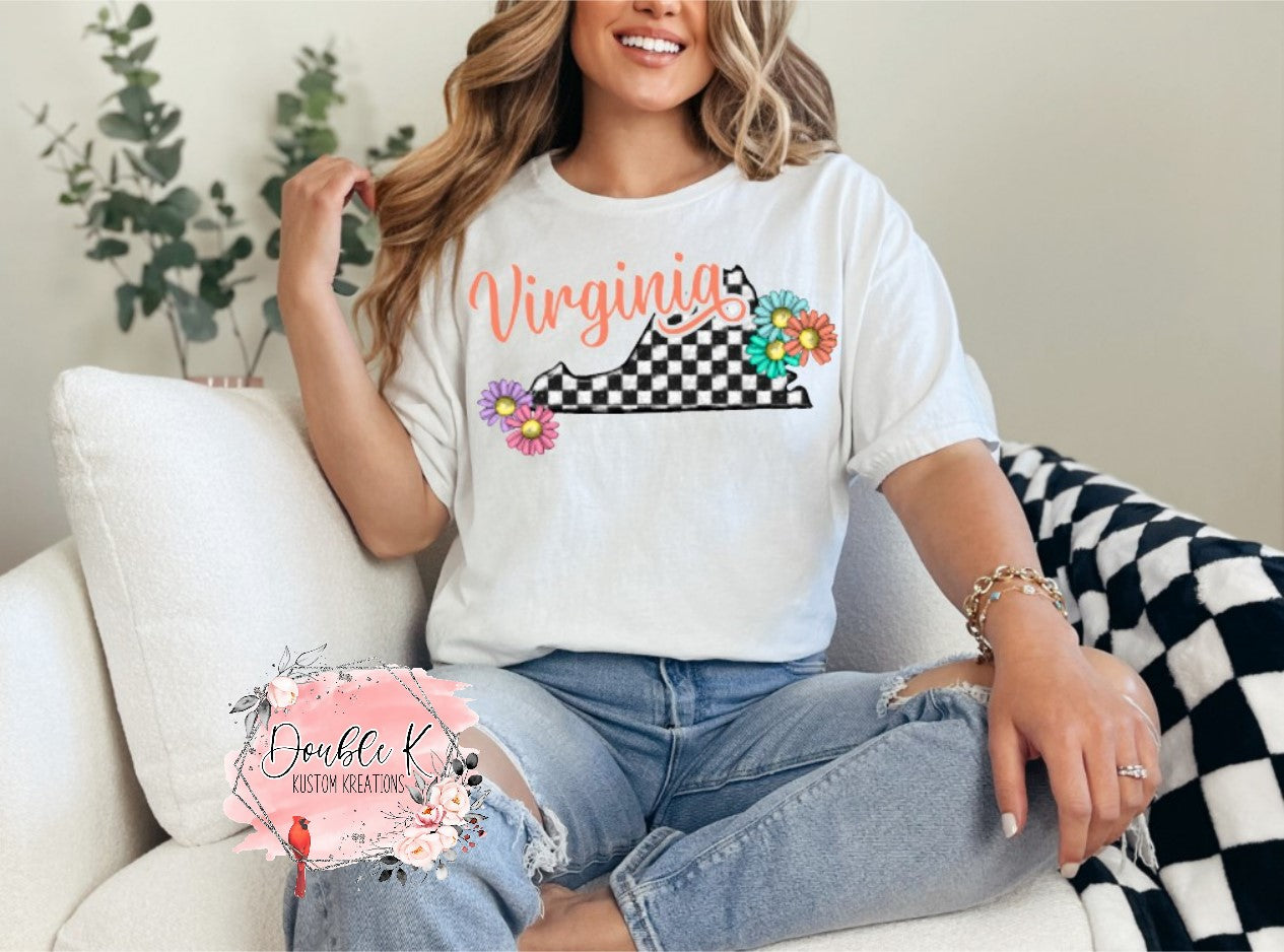 Trendy State Tee Shirts (Massachusetts-South Carolina)