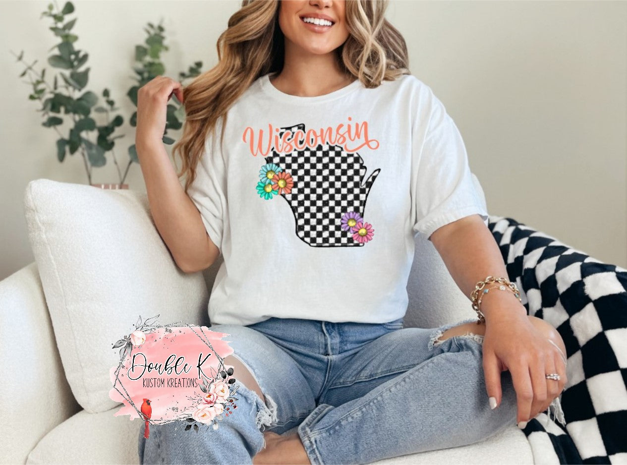 Trendy State Tee Shirts (Massachusetts-South Carolina)