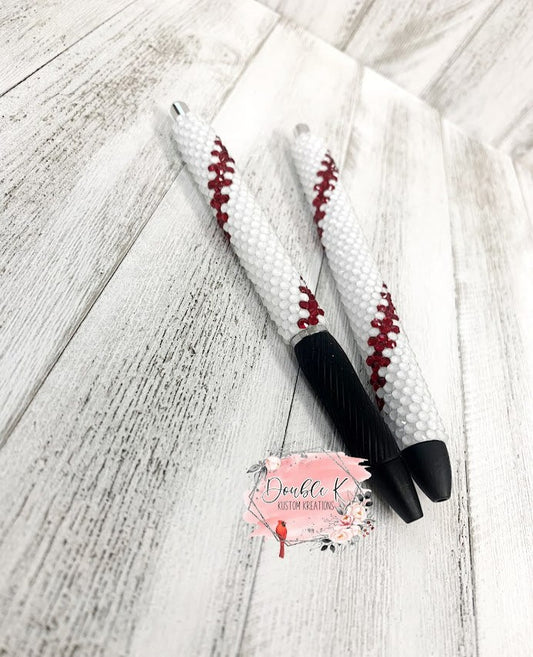 Baseball Rhinestone Pen