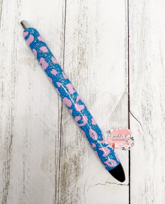 Leopard Print Mash-up Epoxy Pens