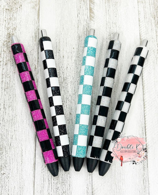 Checkered Epoxy Pens