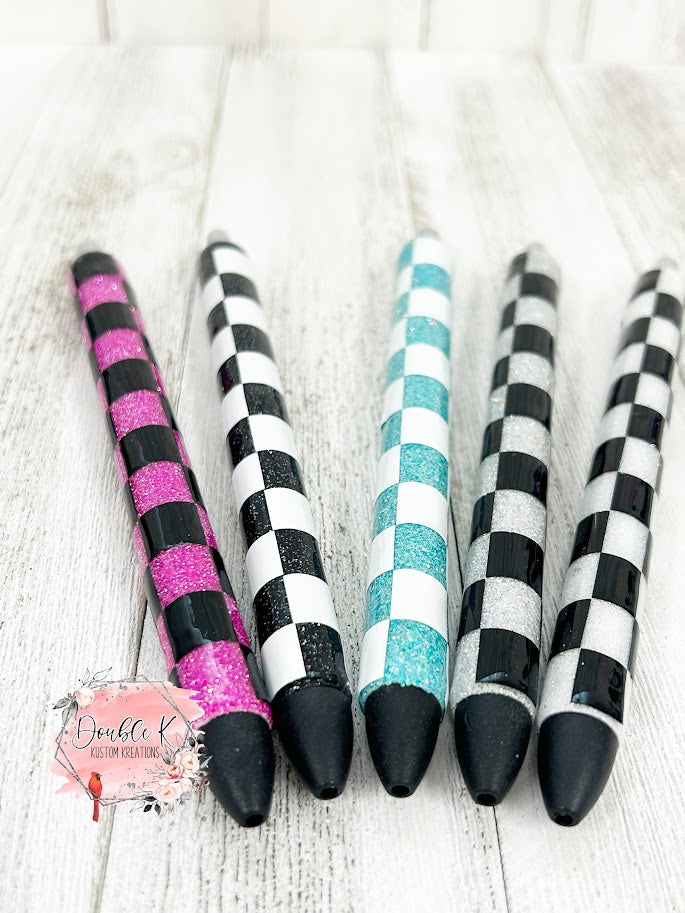 Checkered Epoxy Pens