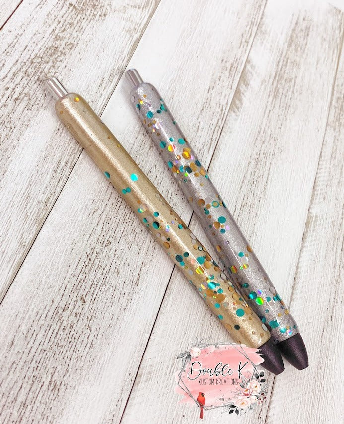 Gold and Silver Epoxy Pens