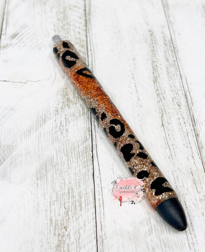 Leopard Milky Way Epoxy Pen