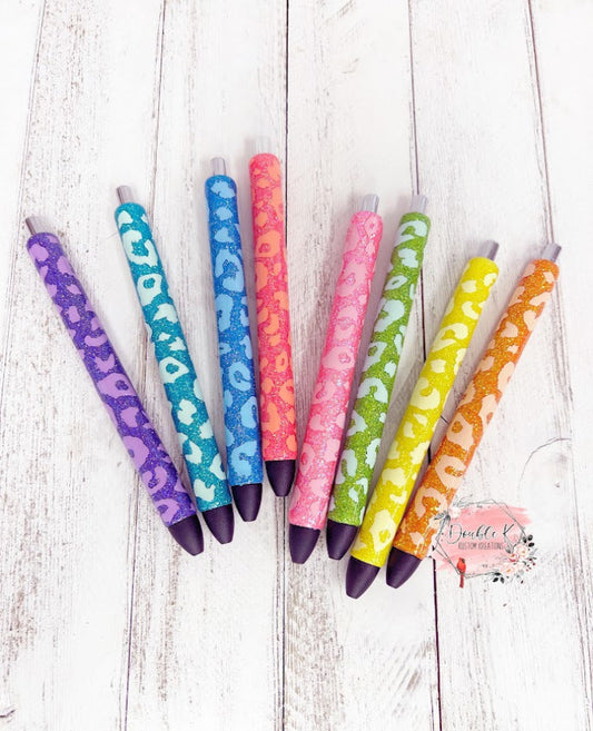 Tone on Tone Leopard Epoxy Pens