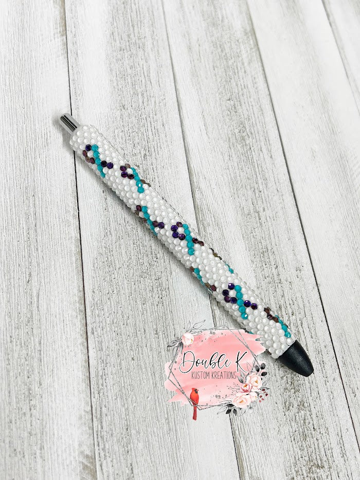 Awareness Ribbon Rhinestone Pens