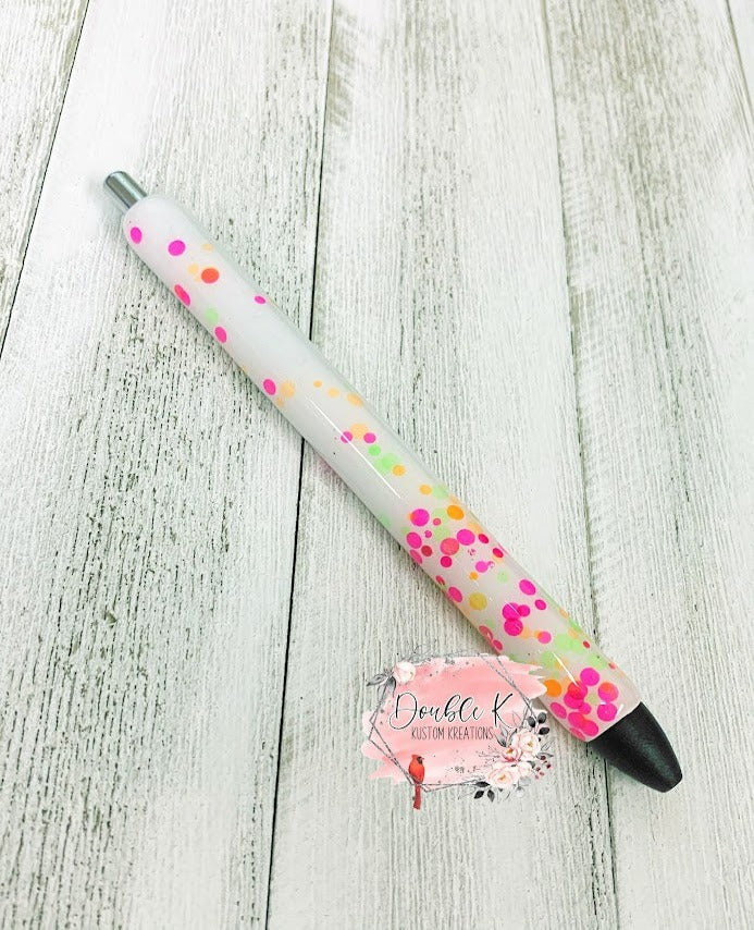 Neon Dots Epoxy Pen