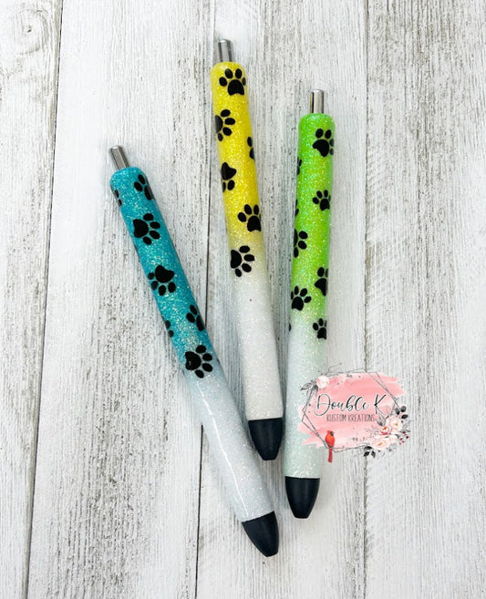 Neon Paw Epoxy Pen