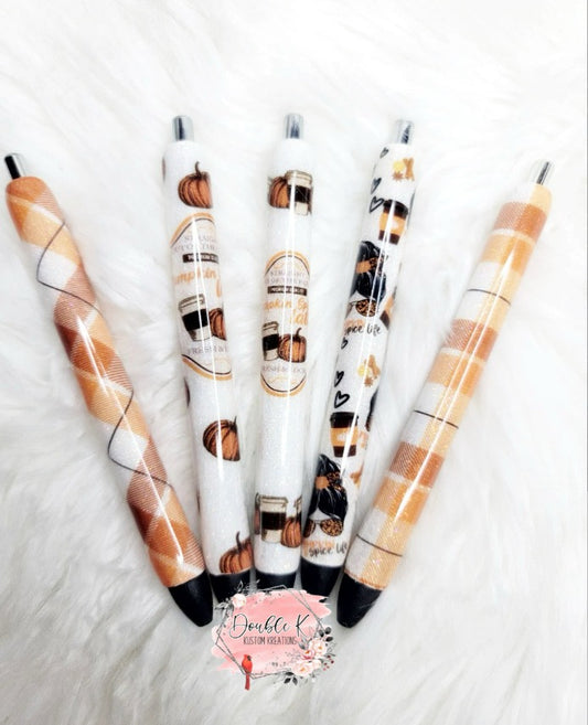 Pumpkin Spice Epoxy Pens