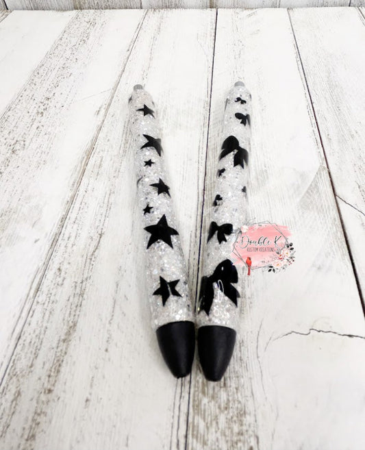 Stars and Bows Epoxy Pens