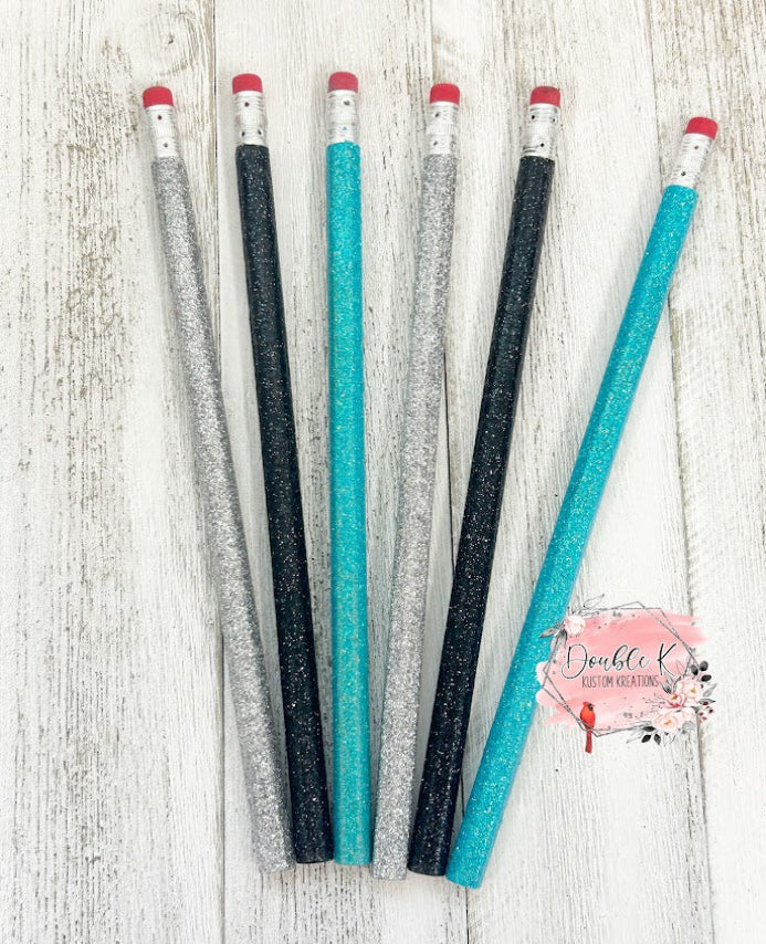 Mariners Glittered Pencils