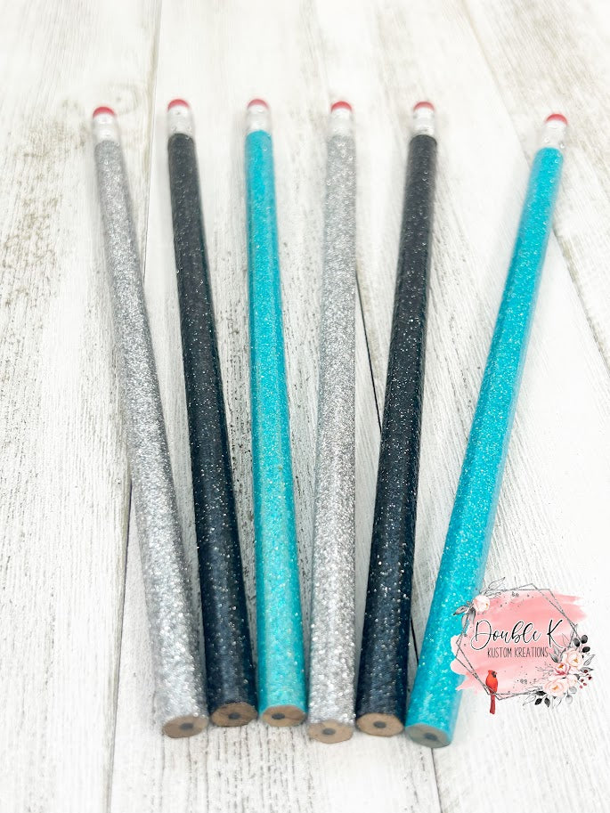 Mariners Glittered Pencils