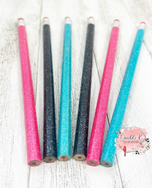 Mystic Glittered Pencils