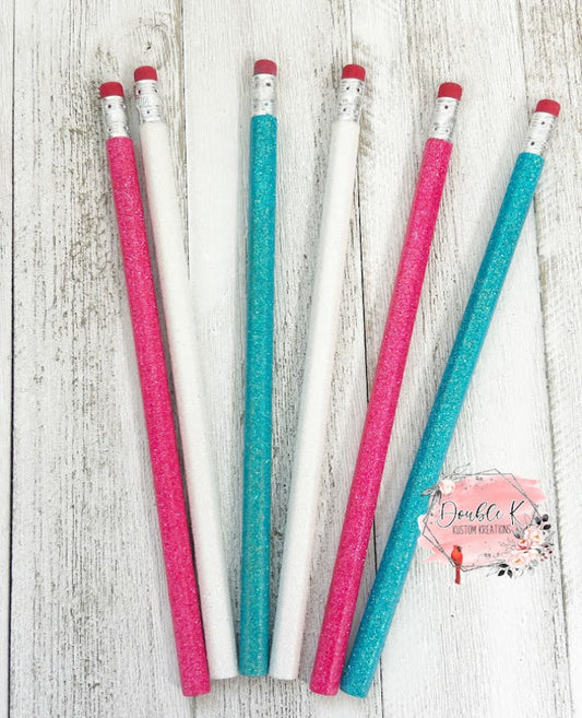 Pixie Perfection Glittered Pencils