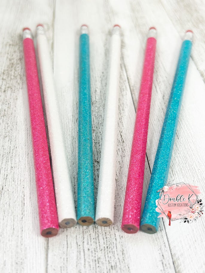 Pixie Perfection Glittered Pencils